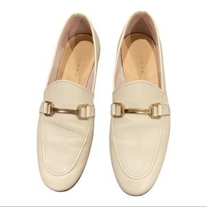 Jonak  Paris cream leather loafers. Excellent preowned condition
